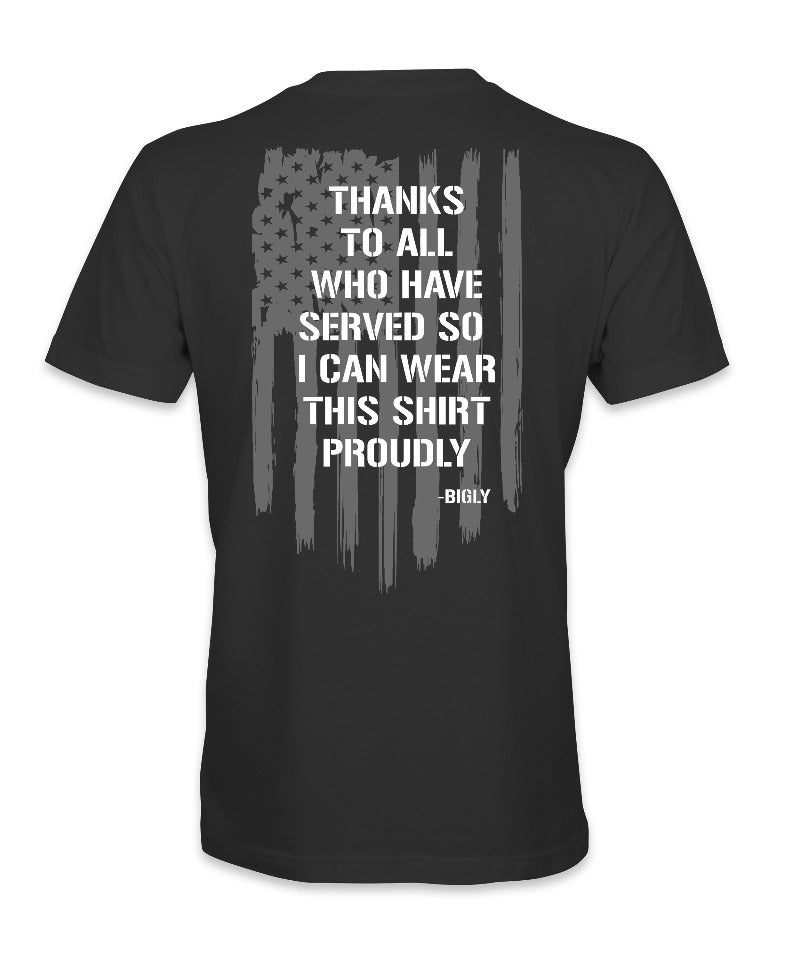 Thanks To All Who Served T-Shirt