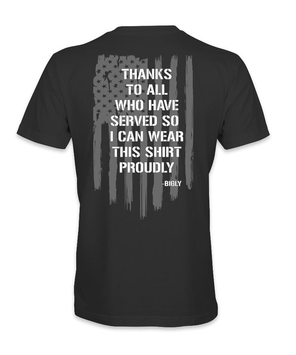 Thanks To All Who Served T-Shirt
